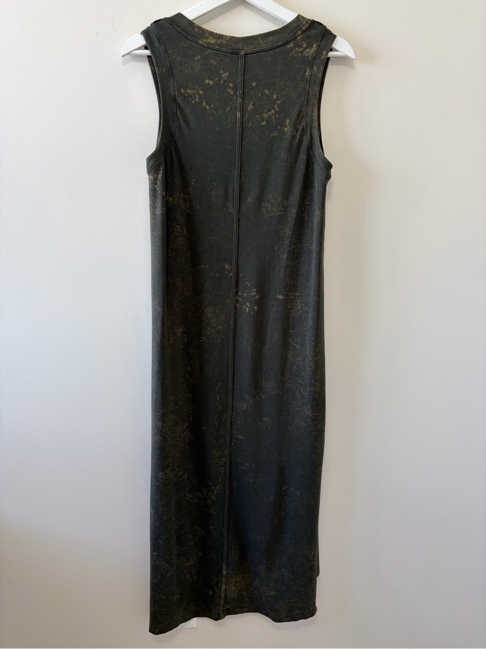 Lululemon All Yours Tank Maxi Dress Cloudy Wash Dark Olive - Picture 7 of 11